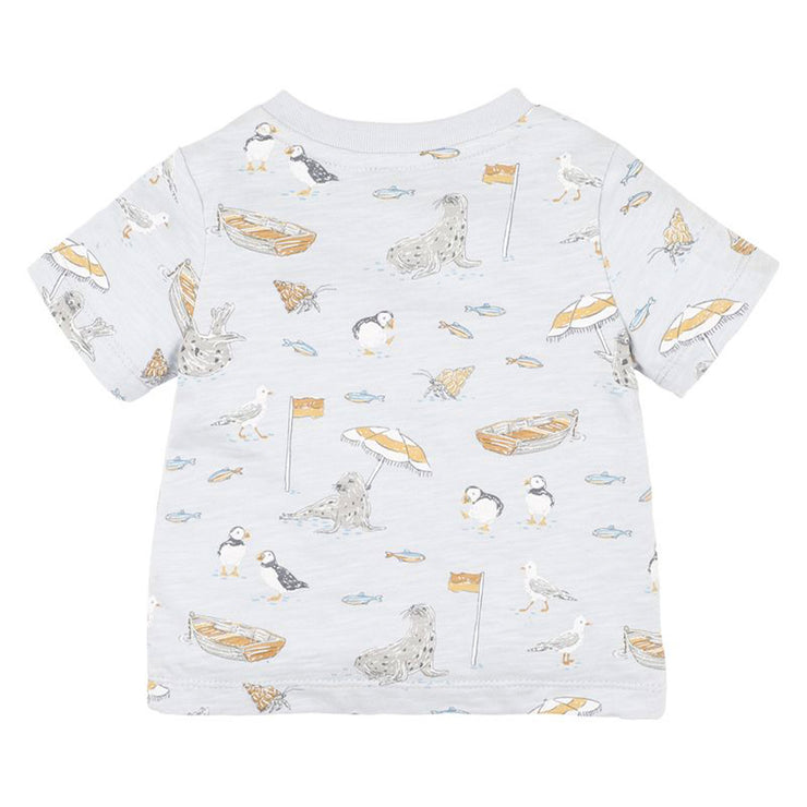 Fox and Finch Puffin Print Tee