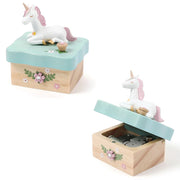 Wooderful Life - Sitting Unicorn Mini Music Box