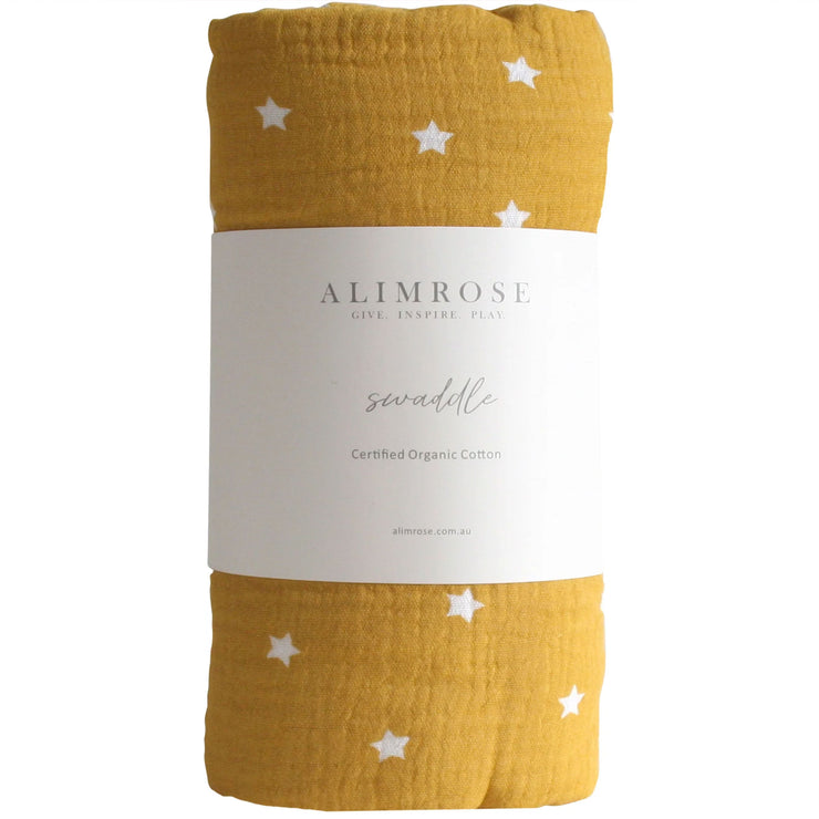 Alimrose Muslin Swaddle Starry Night