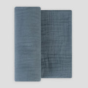 The Little Linen Company Muslin - Block Colours