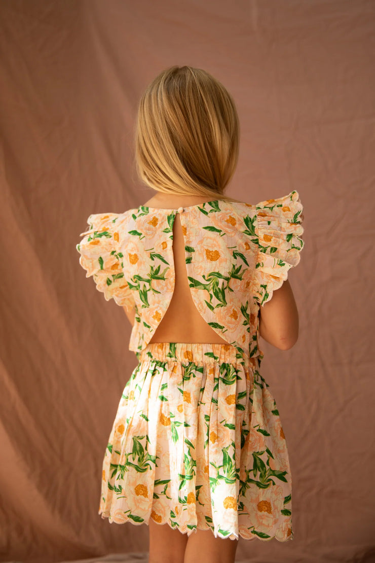 Bella & Lace - Anna Skirt - Soiree Bouquet Strawberry Sundae