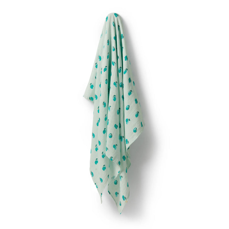 Wilson & Frenchy Muslin Wrap - Apple Papple