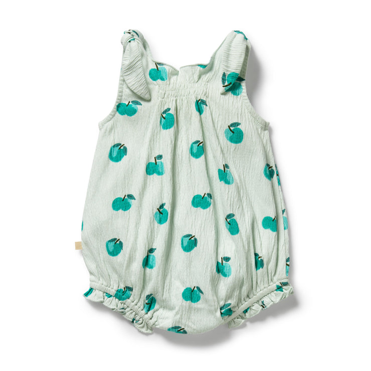 Wilson & Frenchy Crinkle Playsuit - Apple Papple