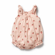 Wilson & Frenchy Crinkle Playsuit - Strawberry Kisses