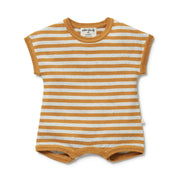 Wilson & Frenchy Knitted Growsuit - Wave Stripe Organic