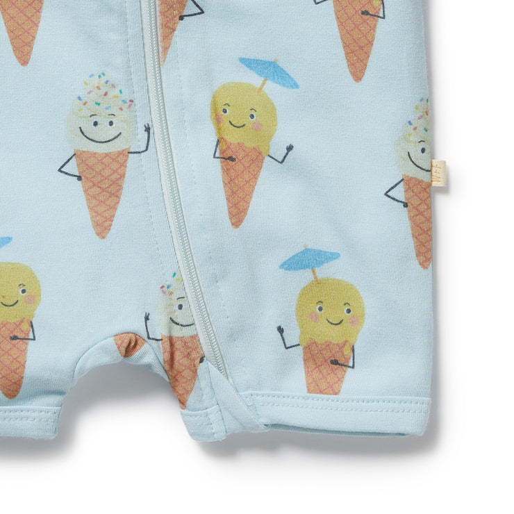 Wilson & Frenchy Boyleg Zipsuit - Frosty Friends