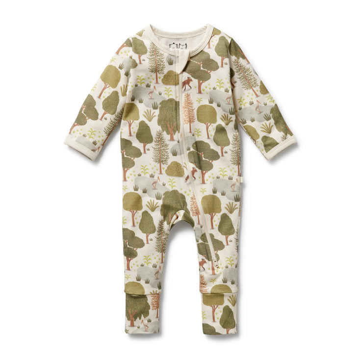 Wilson & Frenchy Organic Zipsuit - Little Tree