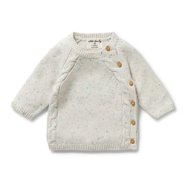 Wilson & Frenchy Organic Knitted Kimono Cardigan - Hundreds and Thousands