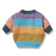 Wilson & Frenchy Rainbow Organic Knitted Jumper