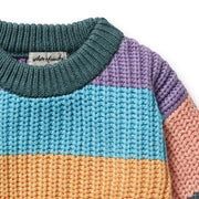 Wilson & Frenchy Rainbow Organic Knitted Jumper