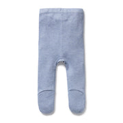 Wilson & Frenchy Organic Knitted Legging - Blue Speckle