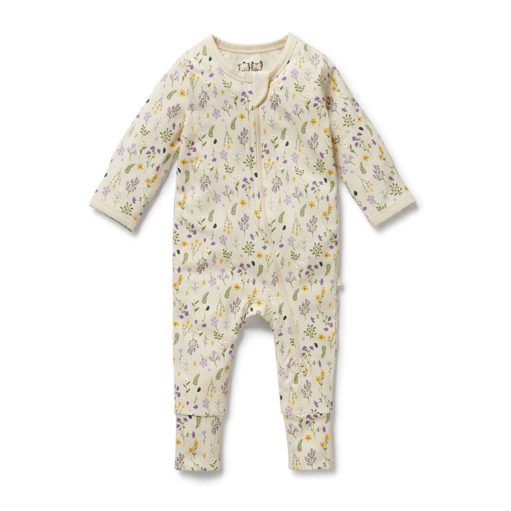 Wilson & Frenchy Organic Zipsuit - Bella Floral