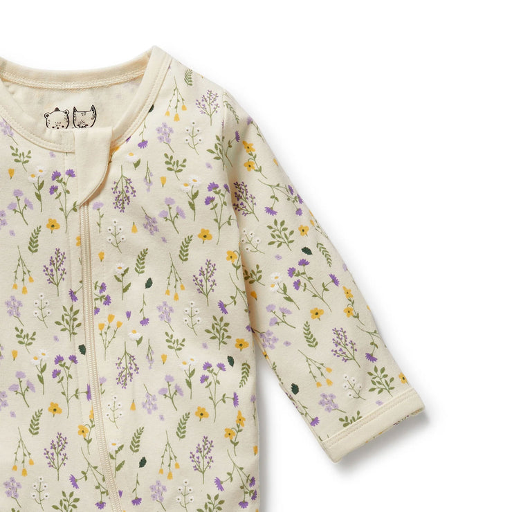 Wilson & Frenchy Organic Zipsuit - Bella Floral