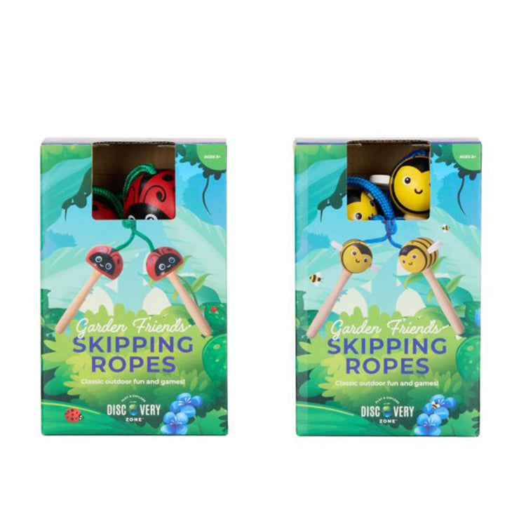 Wooden Skipping Rope - Garden Friends