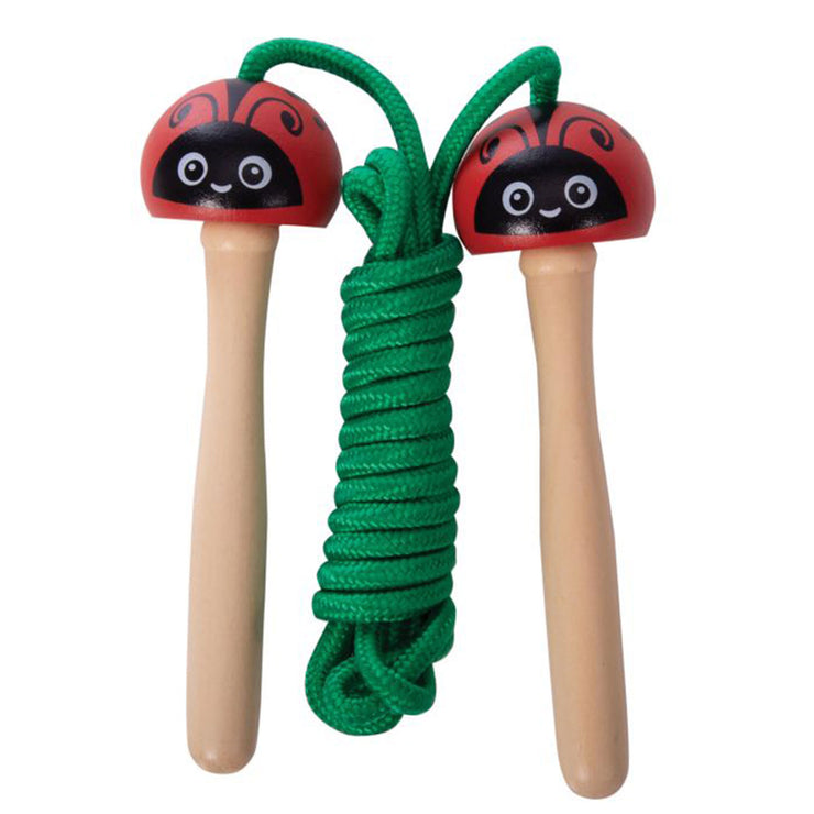 Wooden Skipping Rope - Garden Friends