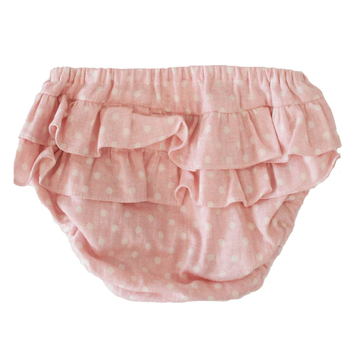 Alimrose Ruffle Bloomers - Pink Spot