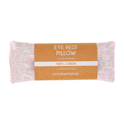 Annabel Trend Eye Rest Pillow – Pink Petal Linen