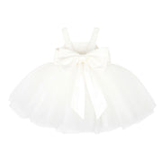 Bebe Embroidered Bodice Tulle Dress