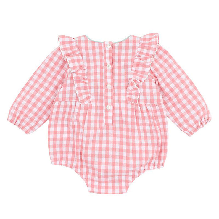 Bebe Lyla Gingham Romper