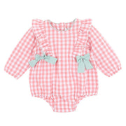 Bebe Lyla Gingham Romper