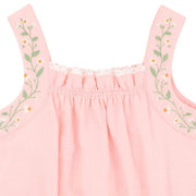 Bebe Tess Embroidered Strap Bodysuit