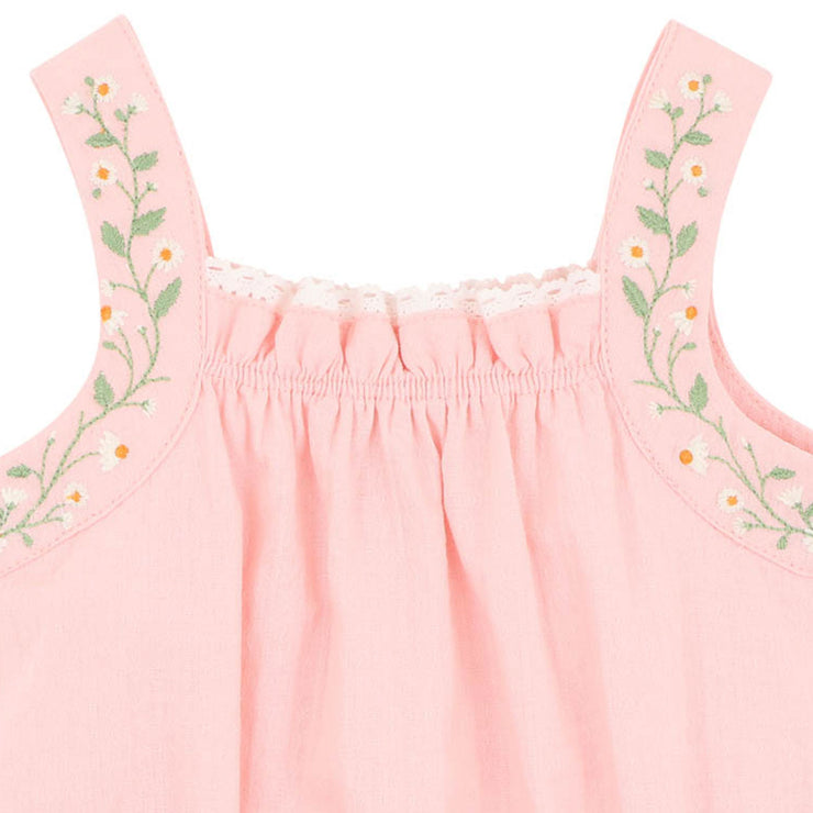 Bebe Tess Embroidered Strap Bodysuit