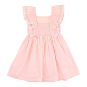 Bebe Tess Embroidered Frill Dress