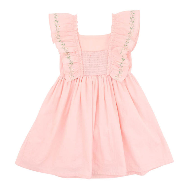 Bebe Tess Embroidered Frill Dress