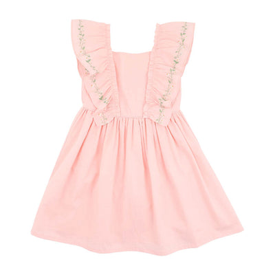 Bebe Tess Embroidered Frill Dress