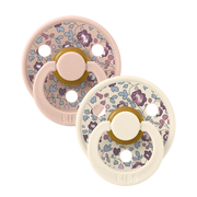 Bibs Pacifier - Liberty - Blush Mix 2 Pack