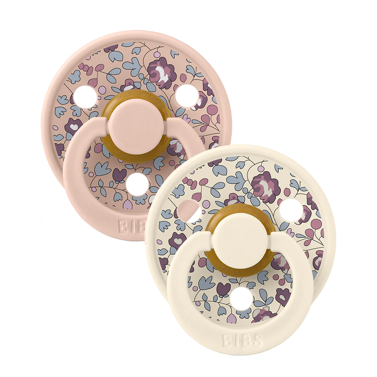 Bibs Pacifier - Liberty - Blush Mix 2 Pack