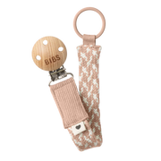 Bibs Pacifier Clip - Ivory/Sage