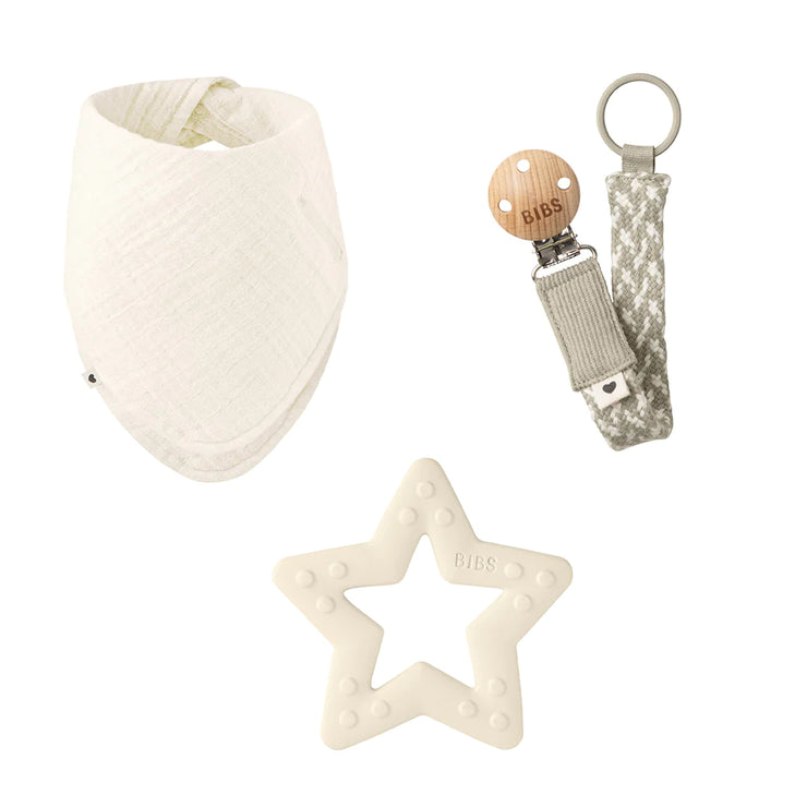 Bibs My First 6 Months Gift Set - Ivory