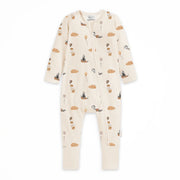 Child of Mine Organic Zipsuit - Cloud Parties