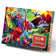 Crocodile Creek Holographic Puzzle - Dinosaur World