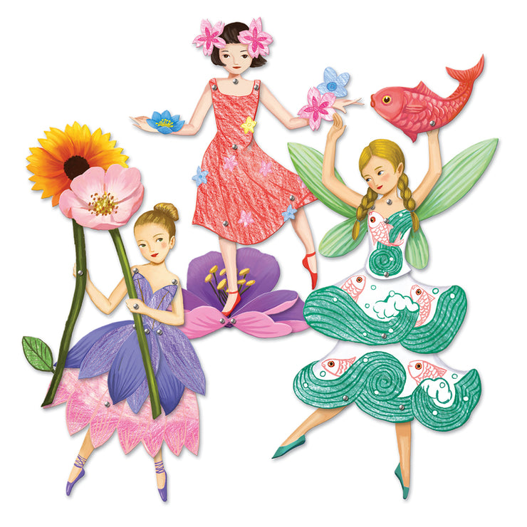 Djeco Fairy Paper Puppets