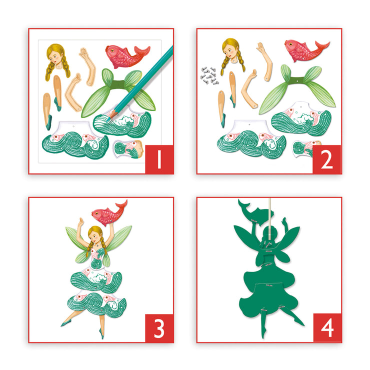 Djeco Fairy Paper Puppets
