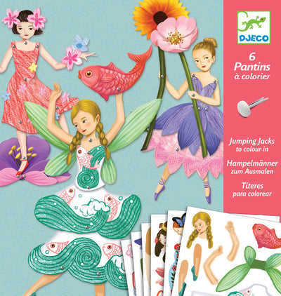 Djeco Fairy Paper Puppets
