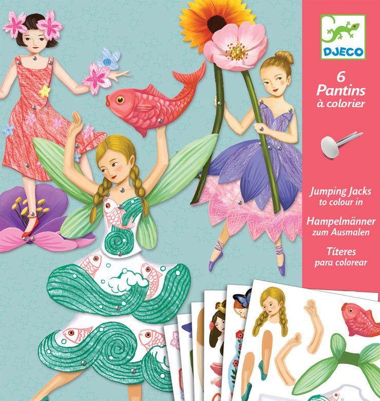 Djeco Fairy Paper Puppets