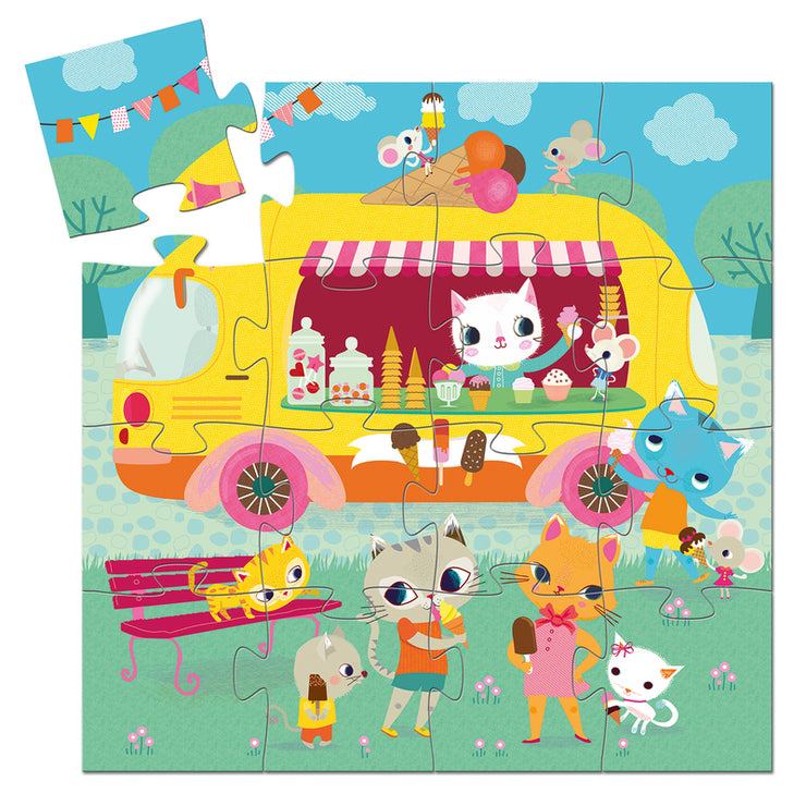 Djeco Ice Cream Truck Puzzle