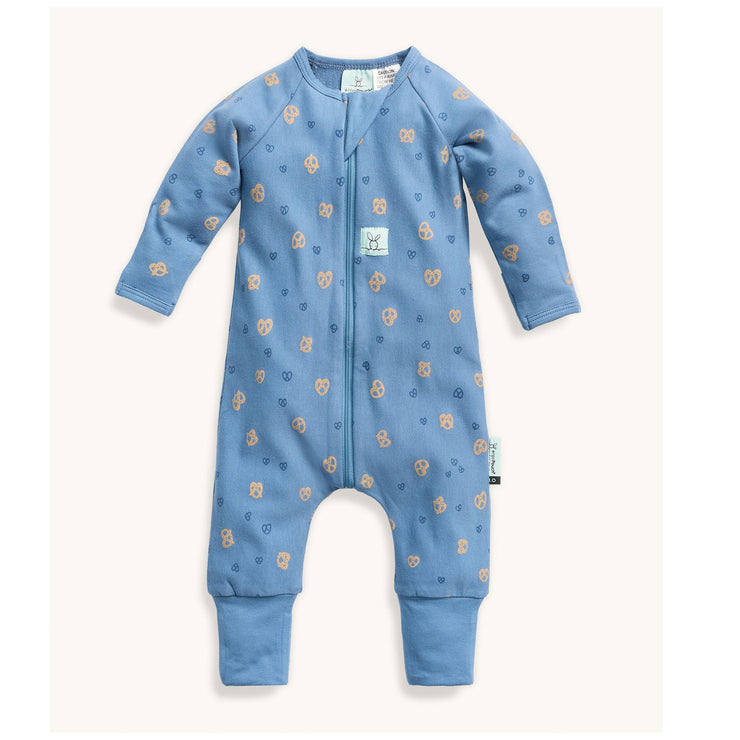 ergoPouch Long Sleeve Layer Romper 1.0 Tog - Pretzel
