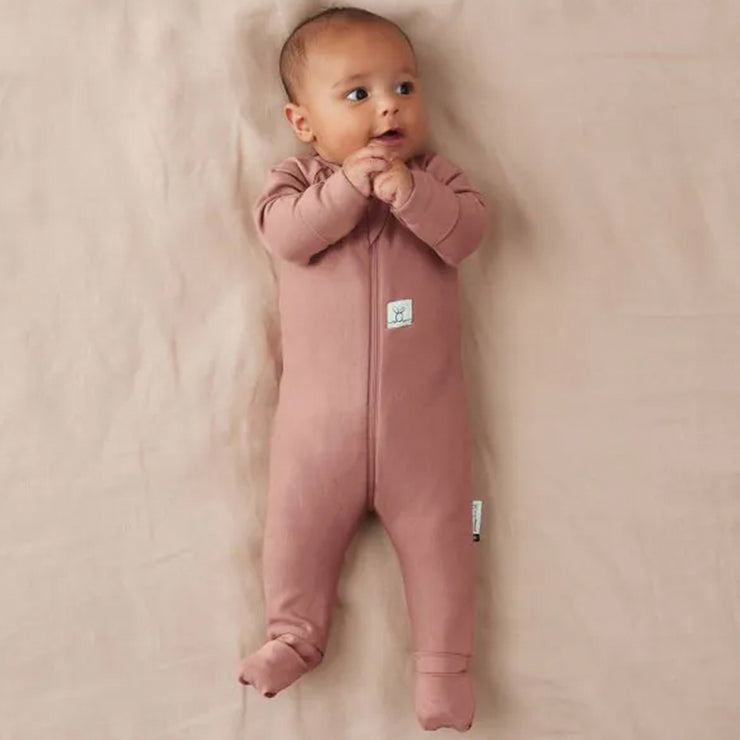 ergoPouch Long Sleeve Layer Romper 1.0 Tog - Rose