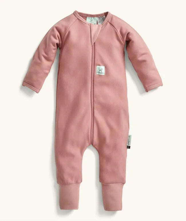 ergoPouch Long Sleeve Layer Romper 1.0 Tog - Rose