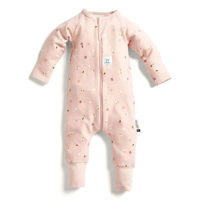 ergoPouch Long Sleeve Layer Romper 1.0 Tog - Daisy
