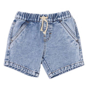 Fox & Finch Acid Wash Denim Shorts