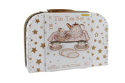 Kaper Katz Gold Star Tin Tea Set Suitcase