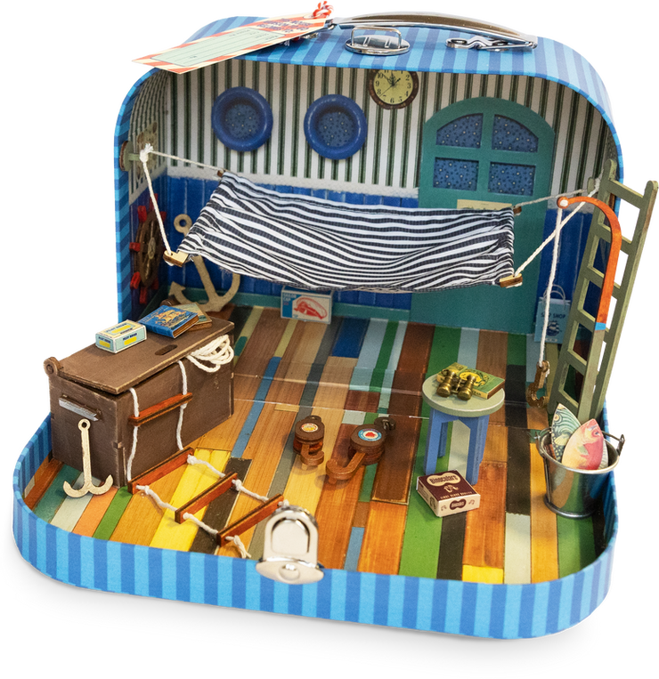 Sam & Julia Mouse Mansion To Go - Grandpa Sailor