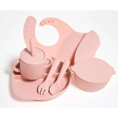 Hatched Collective Ultimate Silicone Feeding Set - Sunset Delight