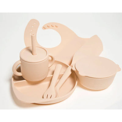 Hatched Collective Ultimate Silicone Feeding Set - Wheat Fields