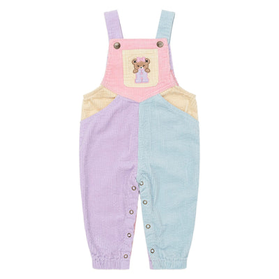 Huxbaby Colour Block Overalls - Blush